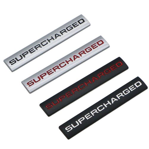 适用于路虎supercharged车贴标机械增压 改装个性金属车身贴 尾标