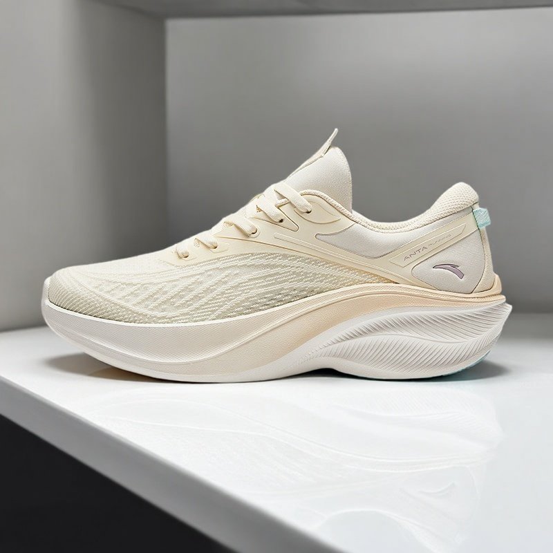 双11安踏叶子5丨轻质厚底跑步鞋秋冬季新款轻便回弹运动增高女鞋