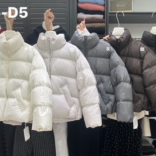 FEIDING1 冬上新休闲百搭立领拉链短外套7795