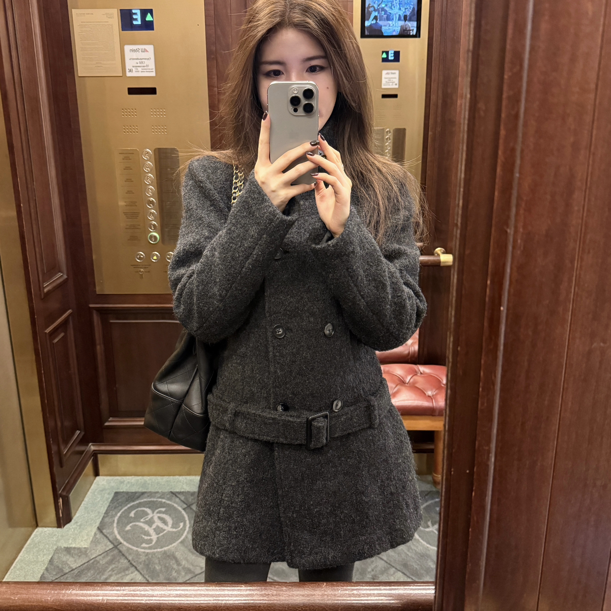 EASE-的羊毛外套(配腰绳)(含100羊毛)(主理人自留推荐哦)E25D020