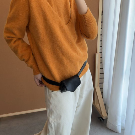 C.wei / 欧弟娜-冬上新假两件镂空设计保暖毛衣180810