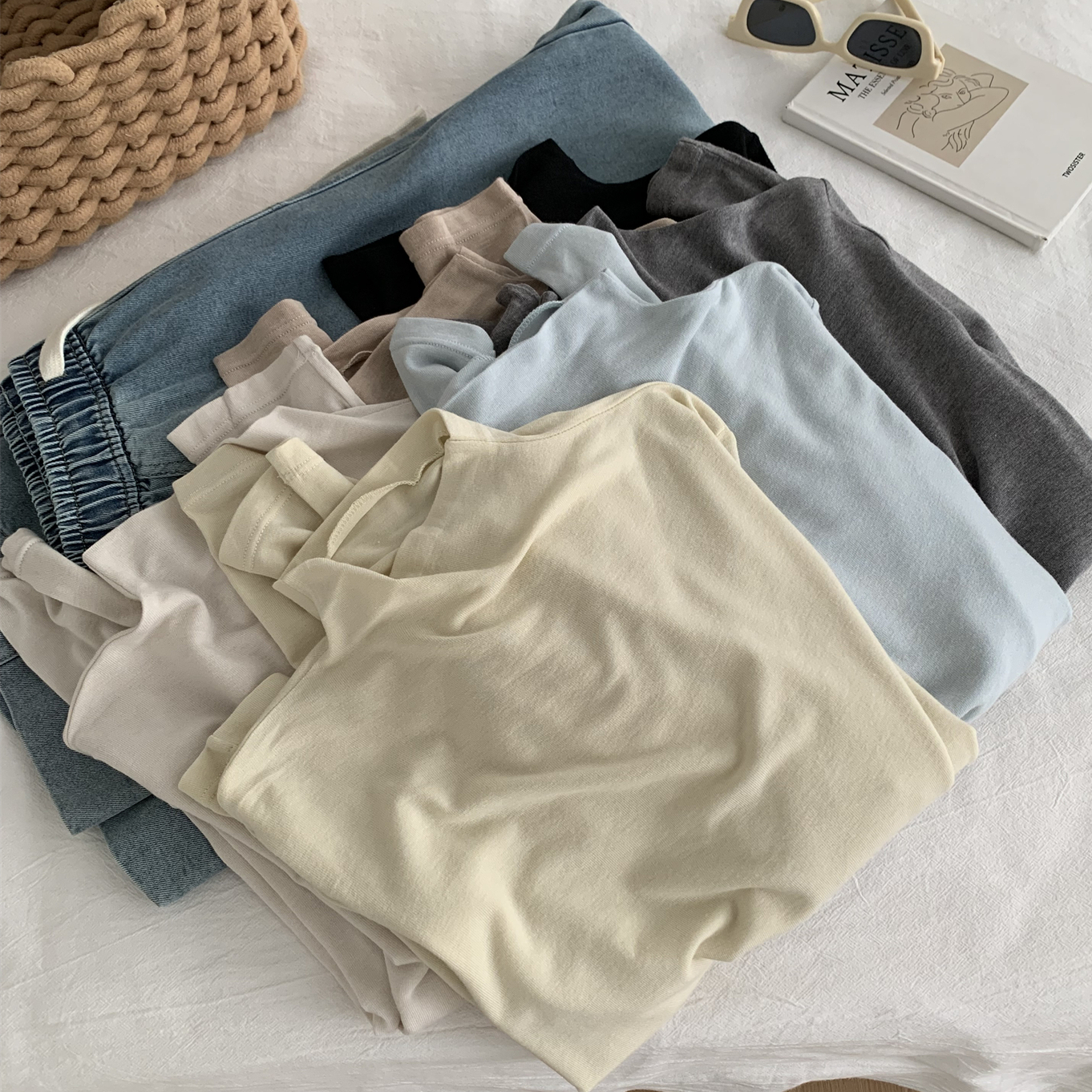 软糯Q弹高领纯色打底衫