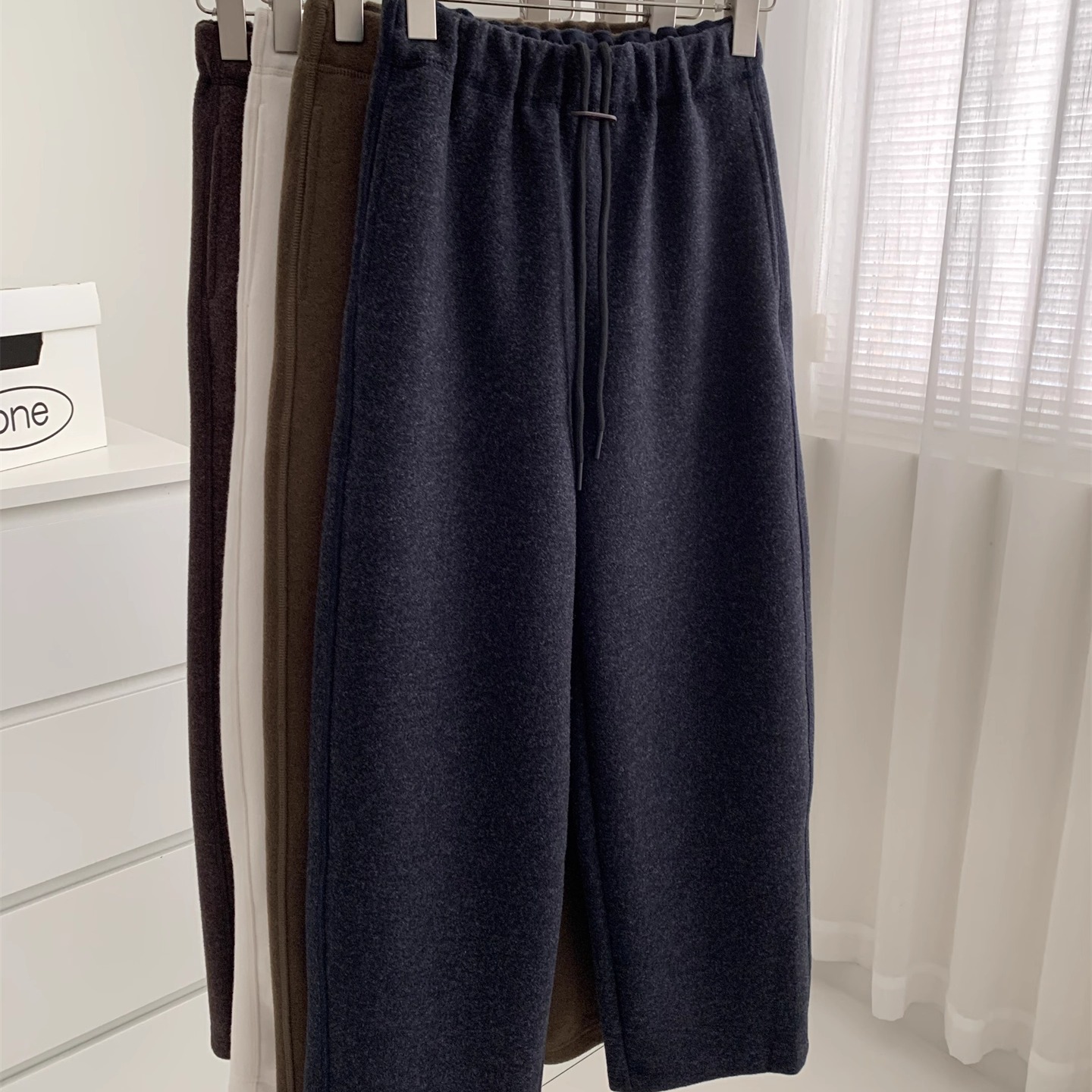 小个子加厚羊毛奶奶裤毛呢裤