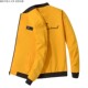 外穿 外套休闲纯色潮流青年开衫 2025年春季 夹克男黄色七彩外套薄款