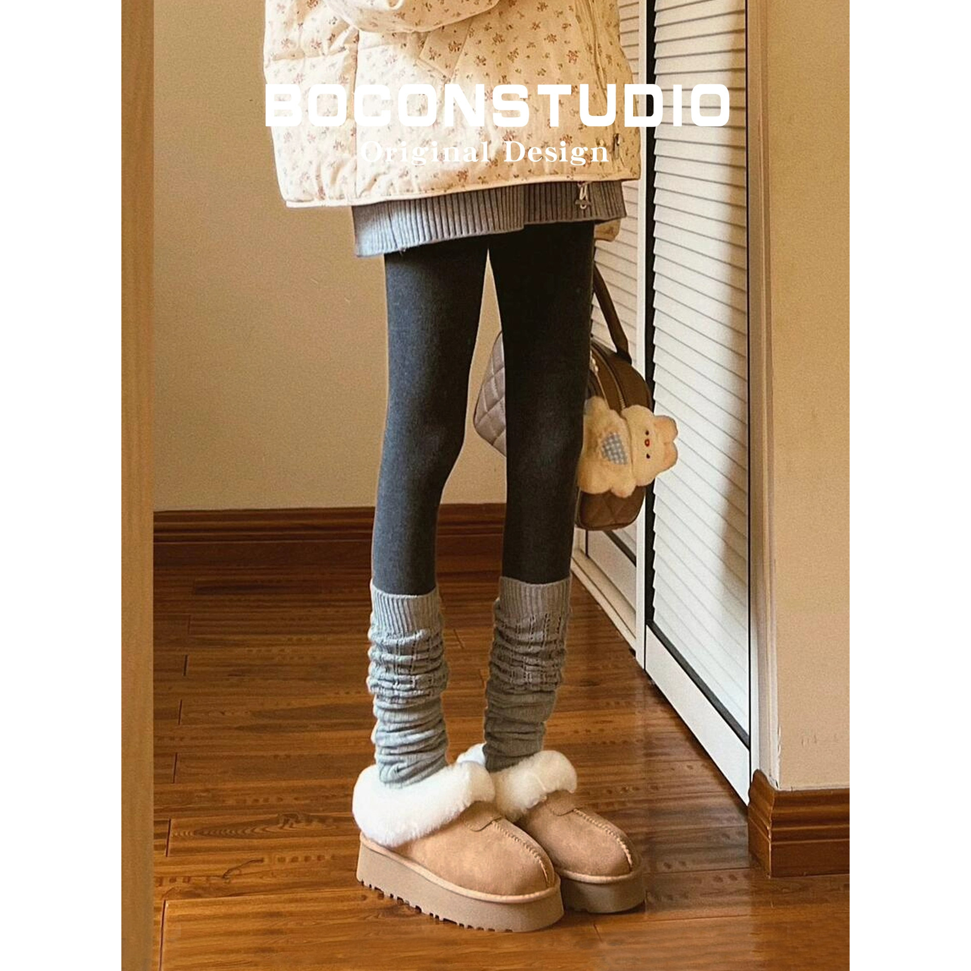 全牛皮~羊毛雪地靴女冬季加绒加厚保暖棉靴厚底增高真皮短筒靴子,女鞋,时尚雪地靴,淘宝优惠券,粉丝福利购,淘宝优惠卷