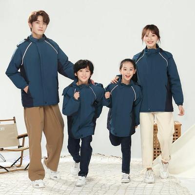 登山服加厚绒连帽外套户外冲锋衣