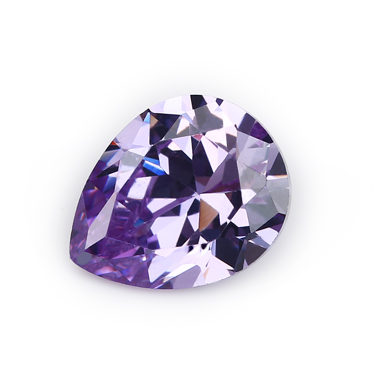 2x3--13x18mm 5A 梧州人造宝石 水滴梨形变蓝色锆石 首饰配件DIY