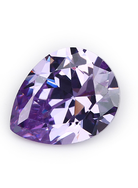 2x3--13x18mm 5A 梧州人造宝石 水滴梨形变蓝色锆石 首饰配件DIY