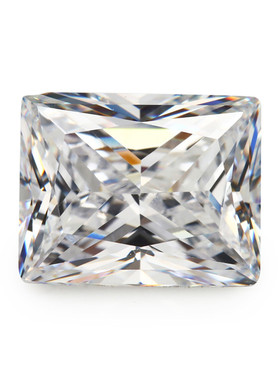 1.5x2-10x14mm 5A 梧州长方直角白色锆石 透明裸石合成立方氧化锆