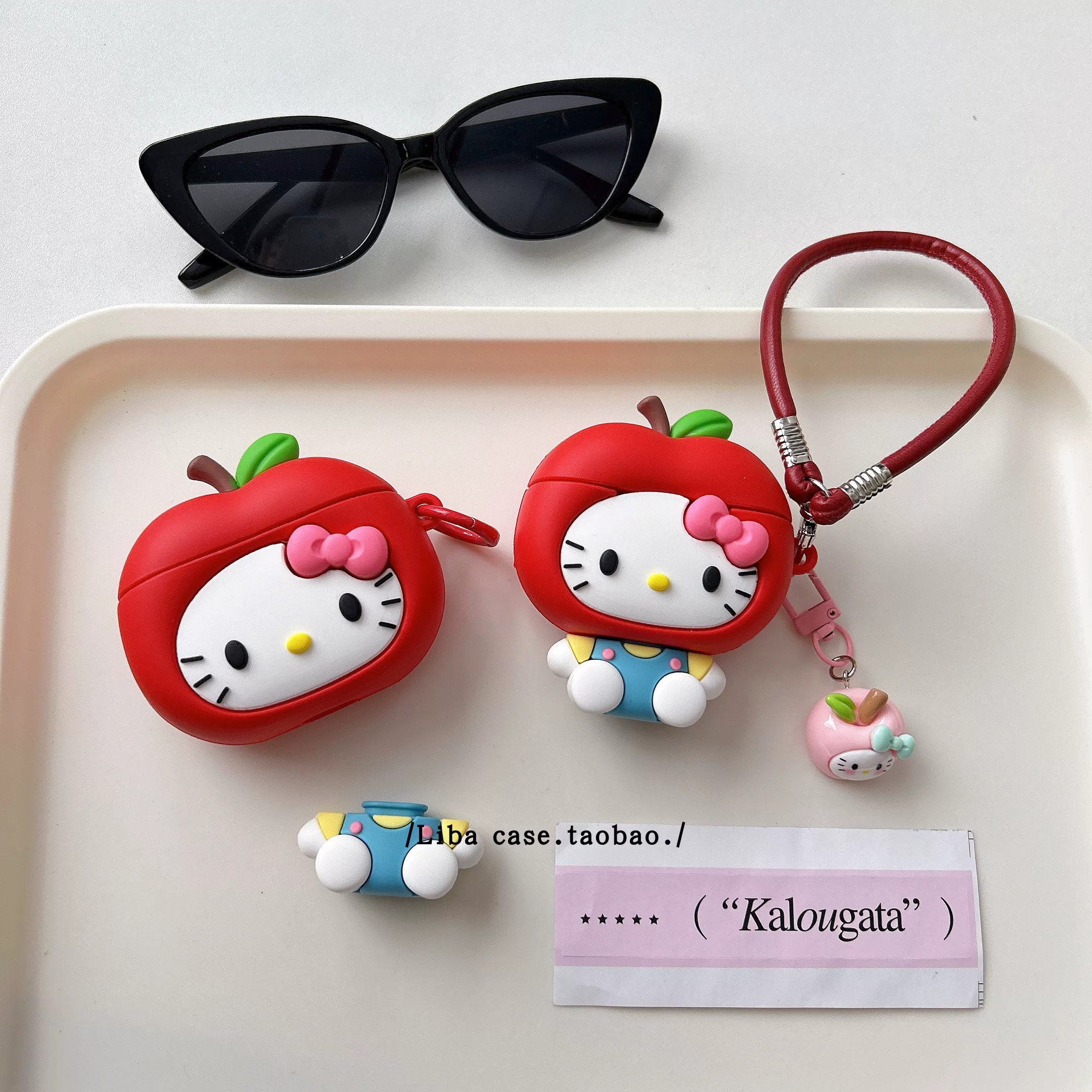 可爱Kitty猫苹果AirPods耳机壳