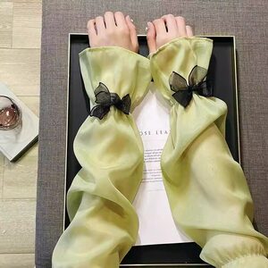 防晒袖套女骑行开车户外套袖手袖宽松遮阳薄款夏季冰袖护臂百搭
