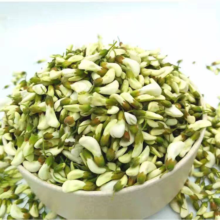 新鲜槐花河南洋槐花天然野菜真空冷冻鲜槐花包包子饺子蒸菜杨槐花