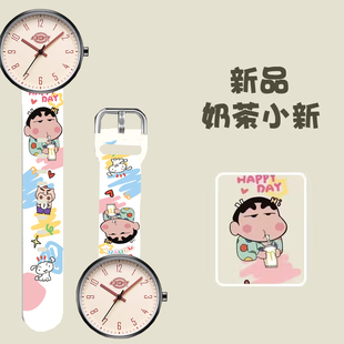 适用Dickies表带16mm石英表通用卡通高中生新款手表男女替换腕带