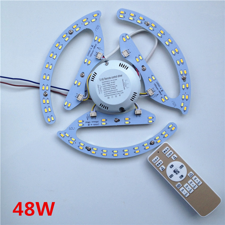 led遥控卧室暖白光马蹄形吸顶灯