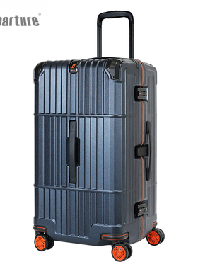 Departure拉杆箱纯PC万向轮行李箱商务箱子密码箱旅行箱 硬箱男女