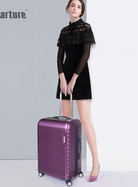 时尚拉杆箱万向轮超轻旅行箱小密码行李箱20寸24寸男女登机皮箱28