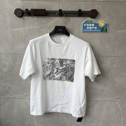 始祖鸟Kragg Cotton Lithographica T-Shirt纯棉男士T恤鸟logo