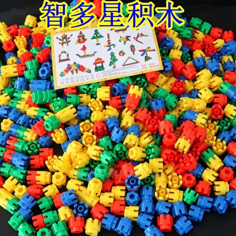 幼儿园桌面拼装智多星拼插积木