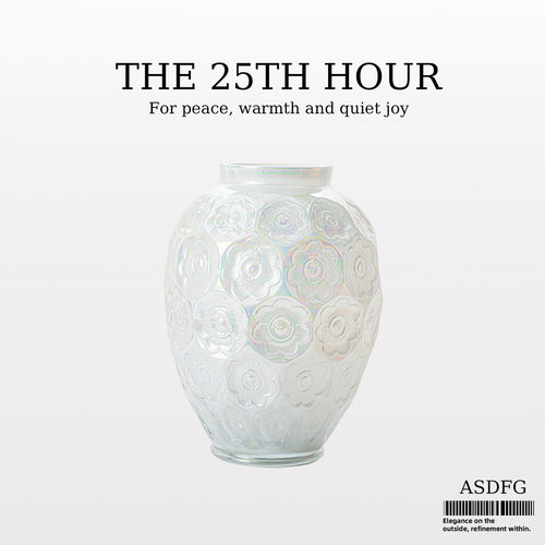 THE25THHOUR法式浮雕玻璃花瓶