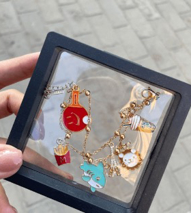 钛钢手链 原创设计！孙颖莎王楚钦莎头巴黎如愿登顶手链应援定制