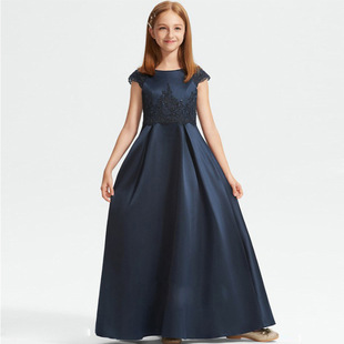 儿童2025新款考级声乐艺考古筝交响乐大童演出服合唱女童指挥礼服