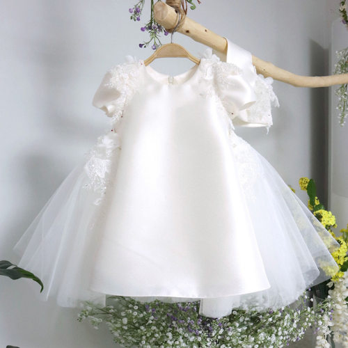 princess dress儿童礼服2026新款欧美花童裙女宝宝周岁公主裙