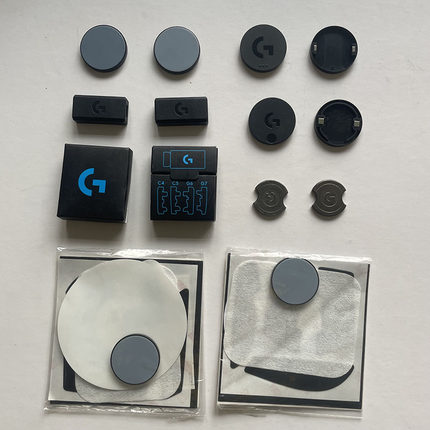 罗技GPW一代二代朱雀配重块底盖圆盖充电线数据线侧键G4G5按键