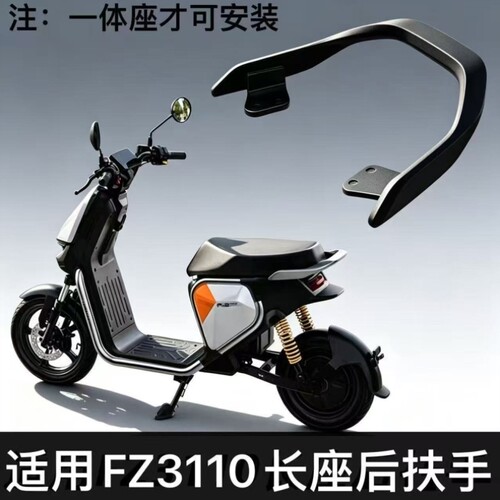 FZ3fz3扶手电动车靠垫适用改装靠背后九号座专用一体铝合金后尾翼