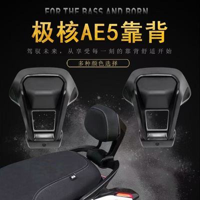 AE5IPRO/AE4SE加固加厚改装配件适用于极核电动车后靠背一体坐