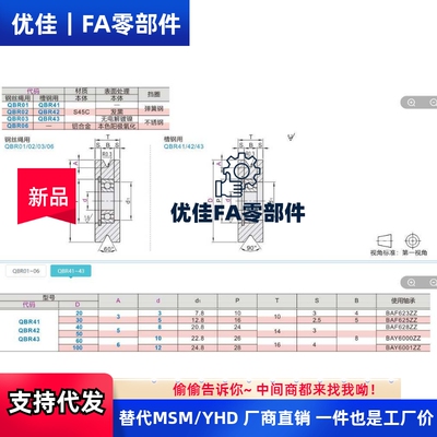 导向轮QBR01020306-D50D60
