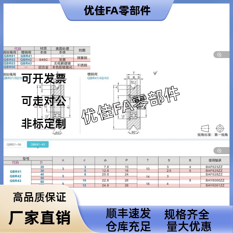 导向轮QBR01020306-D50D60