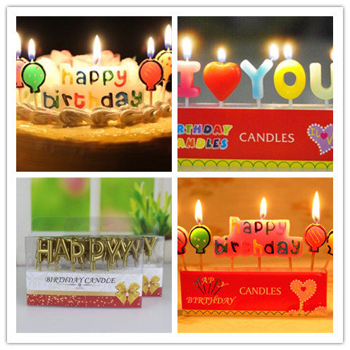 生日蜡烛 儿童生日蛋糕蜡烛 创意 浪漫 套餐 数字 派对字母装饰