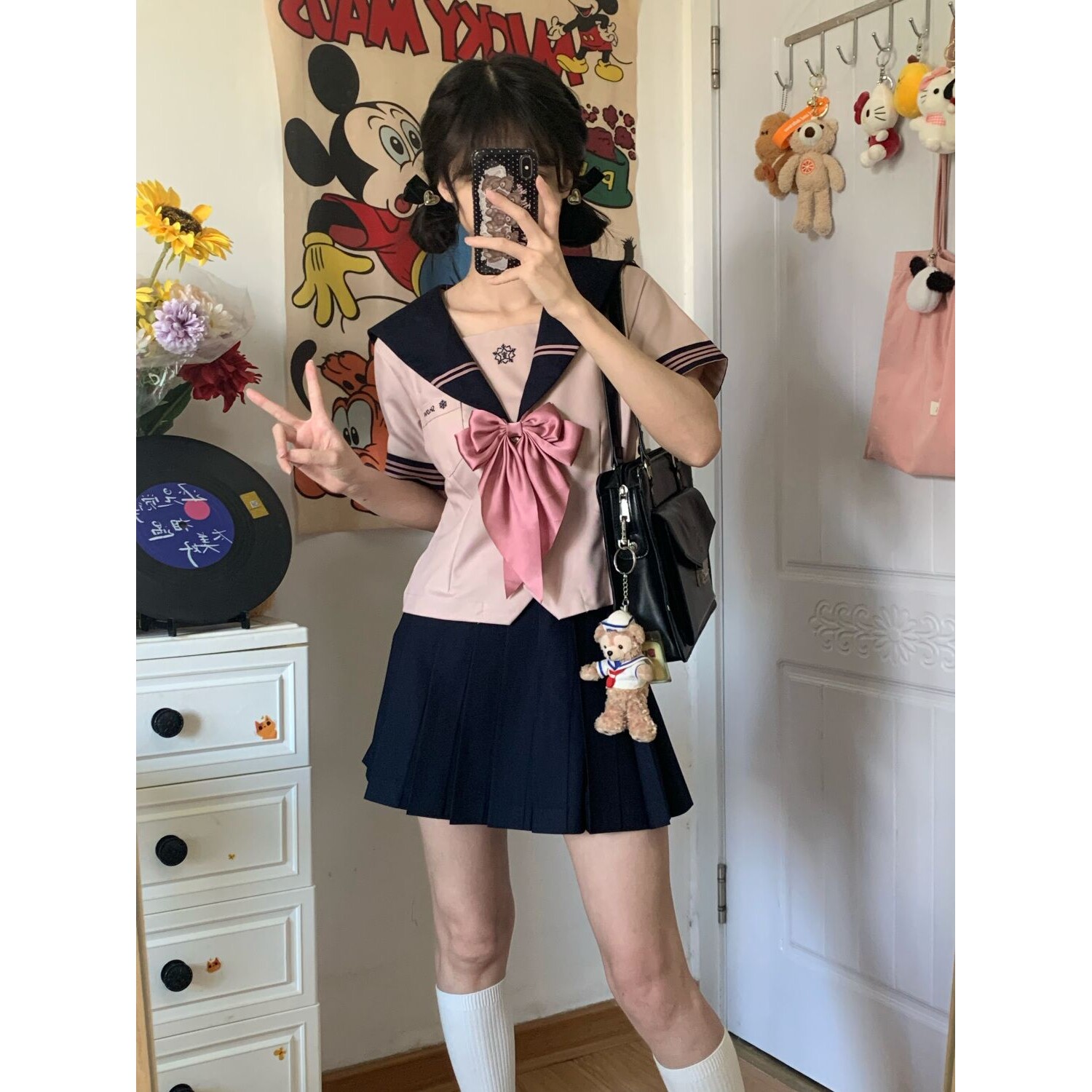 【姬若雪】邦黛芬原创jk制服裙收腰款日系正版校供水手服套装新款