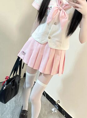 欧咪兔原创jk正版制服女萌款幼稚园可爱学院水手服日系短袖套装
