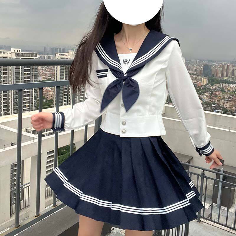 春影和诗【素商】原创JK制服套装水手服女长袖短袖夏日系学院风