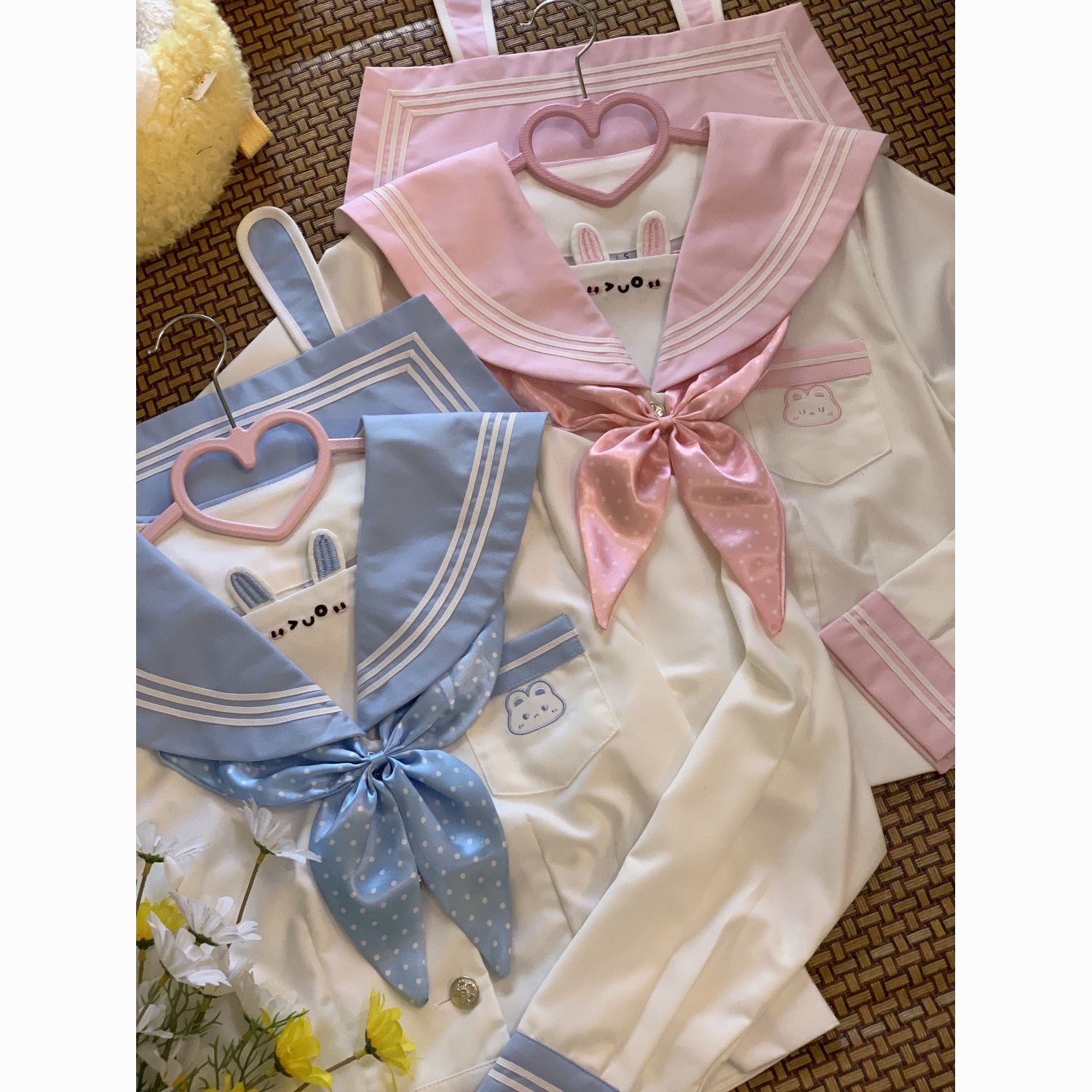【兔小小】邦黛芬原创jk制服甜美幼稚园萌系可爱软妹水手服套装女