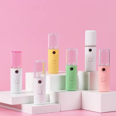 398包邮 纳米喷雾仪充电手持冷喷蒸脸喷雾器加湿器马卡龙补水仪