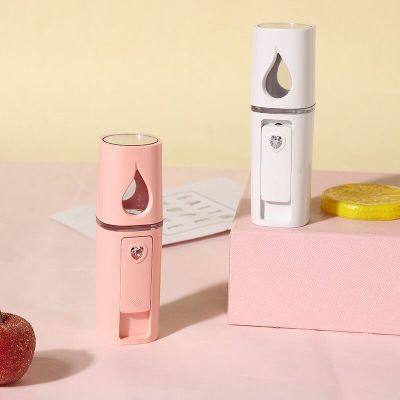 398包邮 带镜面补水仪纳米冷喷美容加湿喷雾手持面部蒸脸器充电宝