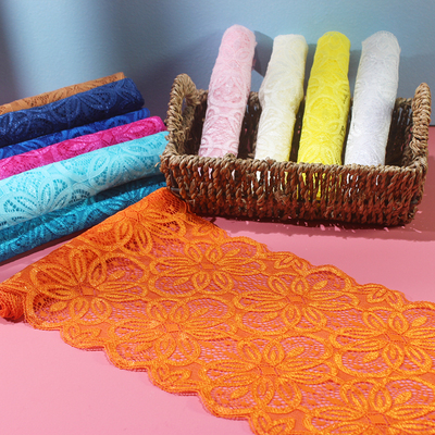 18厘米宽彩色装饰蕾丝花边辅料