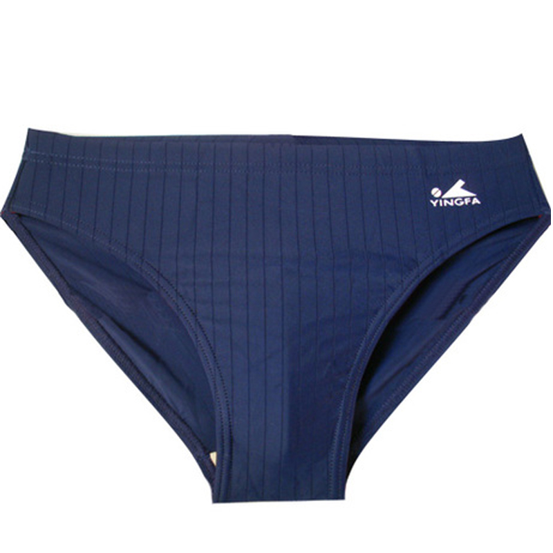 英发泳裤竞赛专业三角竖线排水