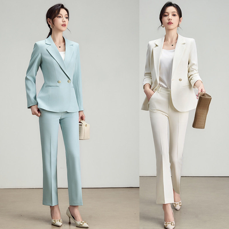 西装外套女春秋韩版休闲设计感小众正装职业装气质女神范西服套装