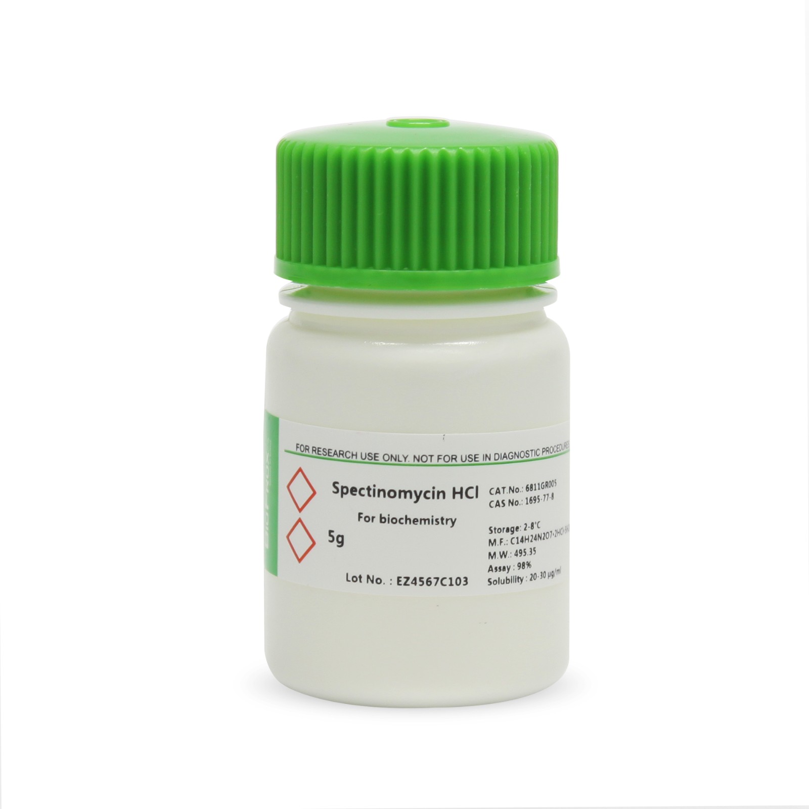 BioFroxx 6811GR005 盐酸壮观霉素Spectinomycin HCl 5g