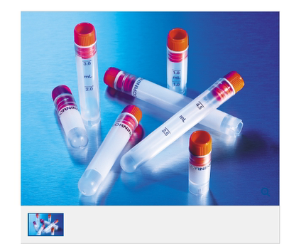 康宁Corning 431386  冻存管 2.0ml 圆底 自立式 内旋密盖 PP材质