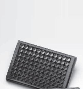 康宁Corning 4442 96孔板黑色透明圆底，低吸附