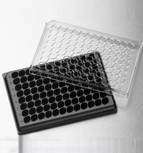 康宁Corning 3583 TRANSWELL-96 带盖接收板 黑色 TC表面 灭菌