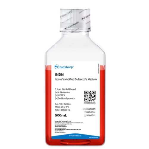 BL312A IMDM液体培养基（含丙酮酸钠，含HEPES）500ml