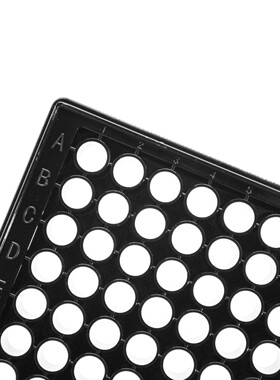 96孔384孔高成像细胞培养板显微共聚焦板黑色框透明平底平替康宁