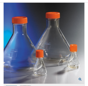 康宁 三角培养瓶250ml 灭菌Corning 缓冲底 431406 密闭盖