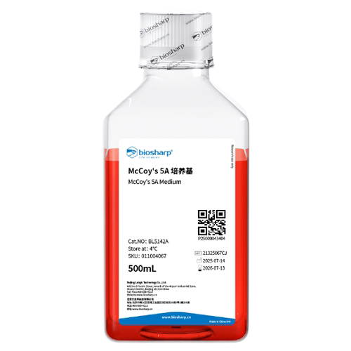 BL5559A DMEM高糖液体培养基 （含丙酮酸钠，含HEPES） 500ml