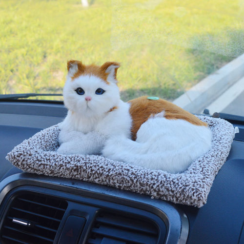 祝福方形摆件猫咪车饰